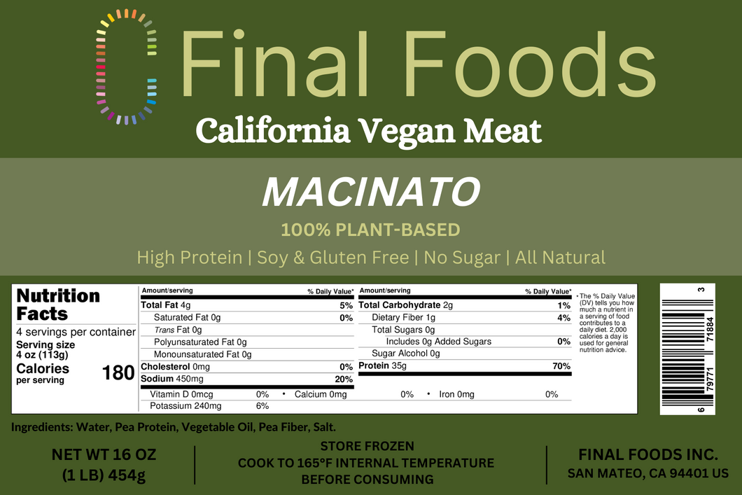 Macinato Plant-based Meat